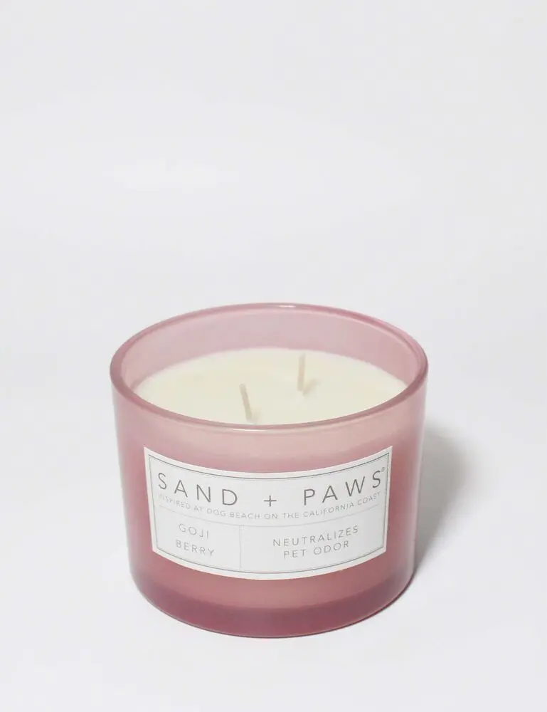 Sand + Paws Goji Berry 12 Oz Scented Candle - Image 3