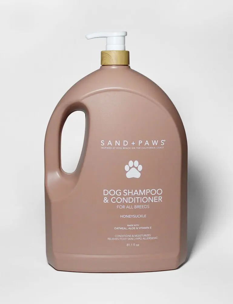 Sand + Paws Pet Shampoo & Conditioner - Honeysuckle
